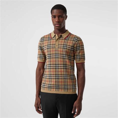 burberry check polo shirt|burberry polo shirt nordstrom.